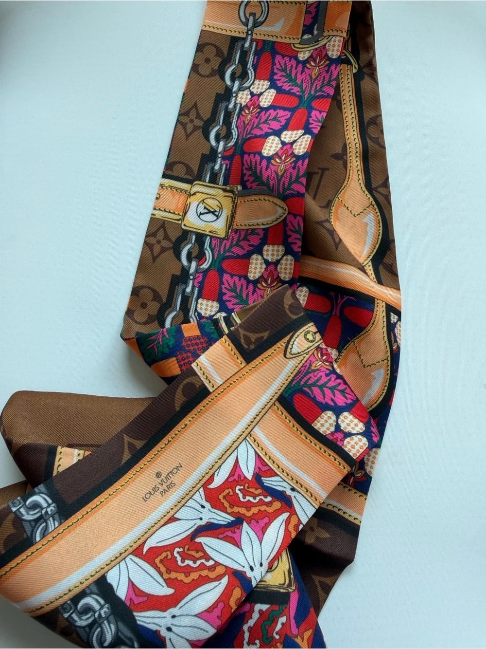 Louis Vuitton silk scarf